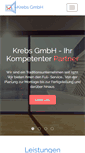 Mobile Screenshot of fenster-krebs-gmbh.de