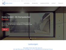 Tablet Screenshot of fenster-krebs-gmbh.de